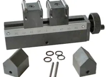 Mec103 50 kN bend Jig, example with central gearing, QC fitting