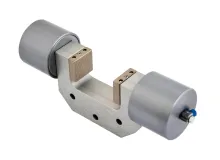Pneumatic Vice Action Grip with 2 pneumatic rods, 50 mm capacity, pair (without jaws), QC fitting