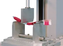 toothbrush handle three-point bend test