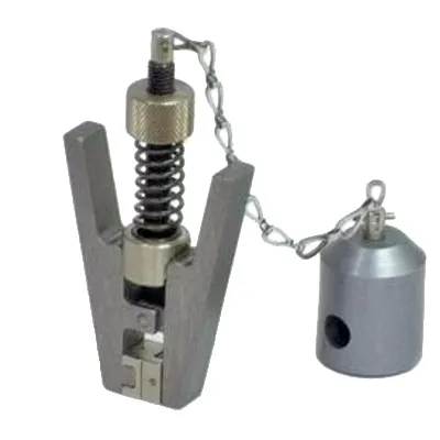 20 N spring-loaded pinch grip with chain link, QC fitting