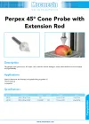 Perspex 45° Cone Probe with Extension Rod