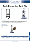 Cork Extraction Test Rig DS-1108-02-L00