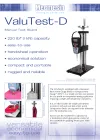 ValuTest-D Basic-Handwheel Stand Manual - แผ่นข้อมูล