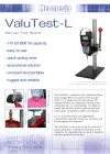 ValuTest-L Basic-Kol Manuel Sehpa - Veri Sayfası
